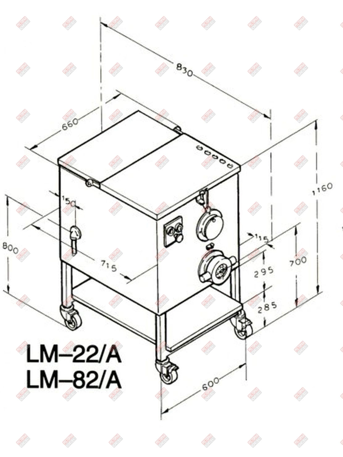 Мясорубка KT LM-82/A UNGER