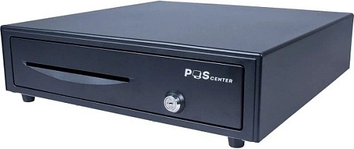 Денежный ящик PОSCENTER 16EM 410x415x100 механический, Push, черный