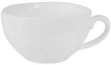 Чашка чайная KUNSTWERK A2744 фарфор, 280мл, D=109, H=53, L=130мм, белый