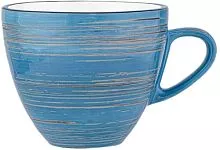 Чашка WILMAX Spiral WL-669636/A фарфор, 300 мл, голубой
