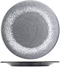 Тарелка Борисовская Керамика Млечный путь ФРФ88800153 фарфор, D=26см, белый, черный
