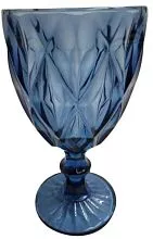 Бокал для вина PROBAR 4023-3blue стекло, 310 мл, D=8,6, H=16,3 см, синий