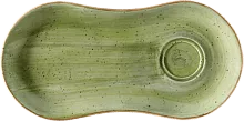 Тарелка для завтрака BONNA Аура Терапи ATHGRM01STB фарфор, L=25, B=12 см, зеленый