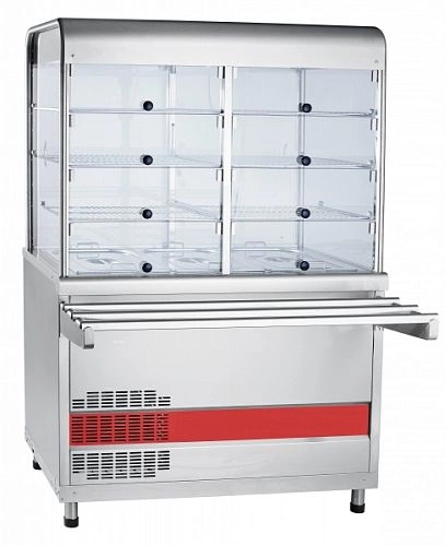 Прилавок-витрина холодильный ABAT АСТА ПВВ(Н)-70КМ-С-02-НШ