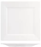 Тарелка квадратная KUNSTWERK 9904032/P5123127 фарфор, H=25, L=270, B=270мм, белый