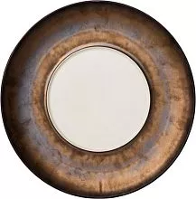 Блюдо круглое STYLE POINT Raw RD18621 керамика, D=33,7, H=2,9 см, черный/коричневый