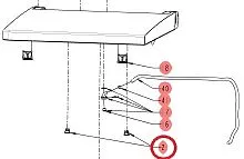 Задвижка RATIONAL сливного клапана VCC 211-311 20.01.653S