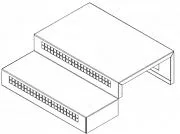 Двухступенчатые поддоны выкладки CARBOMA 120 1,5