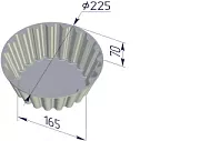 Форма Кекс 225