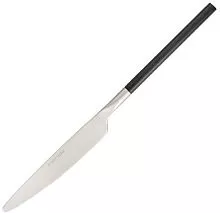 Нож столовый KUNSTWERK Дистрикт Сильвер Блэк Мэтт D034-5/s/b/matt нерж.сталь, L=22,5, B=1,8см, матов