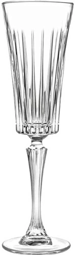 Бокал для шампанского RCR Cristalleria TimeLess 81262005 хрустально стекло, 210 мл, D=23,5, H=7 см,