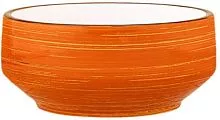 Бульонница WILMAX Spiral WL-669338/A фарфор, 400 мл, D=12,5см, оранжевый