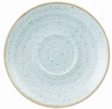 Блюдце CHURCHILL Stonecast SDESCSS1 фарфор, D=15,6 см, светло-голубой