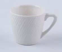 Чашка для кофе PORLAND Storm 04ALM001246 фарфор 65мл, белый