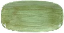 Блюдо прямоугольное CHURCHILL Stonecast Patina PABGXO111 фарфор, L=29,8, B=15,3см, зеленый