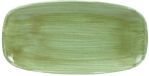 Блюдо прямоугольное CHURCHILL Stonecast Patina PABGXO111 фарфор, L=29,8, B=15,3см, зеленый