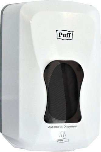Дозатор для дезинфицирующих средств PUFF - 8184 1100 мл, пластик, белый