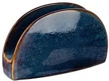 Салфетница KUNSTWERK ZA0232-5.5-a фарфор, H=85, L=140, B=45мм, голуб.