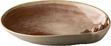 Блюдо STYLE POINT Raw RD19155-S керамика, D=28,3 см, коричневый