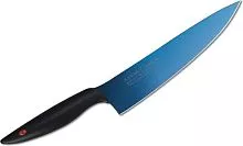 Нож кухонный сантоку KASUMI Titanium 22020/B молибден-ванадиевая сталь, титан, полипропилен, L=20 см