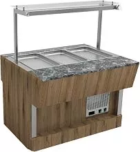 Прилавок холодильный REFETTORIO RС41SP (шведский стол пристенный)