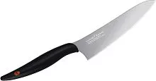 Нож кухонный шеф KASUMI Titanium 22013/GR молибден-ванадиевая сталь, титан, полипропилен, L=13 см