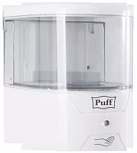 Дозатор для антисептика PUFF-8183 бесконтактный, 1,5 л, пластик, белый