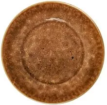 Тарелка мелкая Борисовская Керамика Маррон Реативо ФРФ88802073 фарфор, D=20, H=2см, коричневый