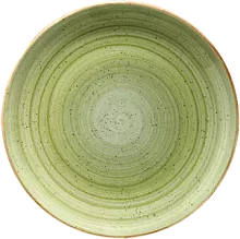 Тарелка глубокая BONNA Аура Терапи ATHGRM20CK фарфор, 500 мл, D=20 см, зеленый