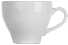 Чашка кофейная LUBIANA Паула 1701 фарфор, 150мл, D=7, H=6, L=11см, белый