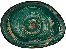 Блюдо WILMAX Spiral WL-669542/A фарфор, L=33, B=24,5 см, зеленый