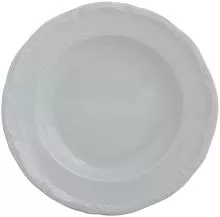 Тарелка глубокая PORLAND Maria 04A+P018586 фарфор 22 см, белый