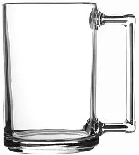 Кружка ARCOROC Фитнес N4717 стекло, 320 мл, D=7,3, H=11,3 см, прозрачный