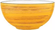 Салатник WILMAX Spiral WL-669432/A фарфор, 1700 мл, желтый