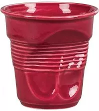 Чашка кофейная P.L. Proff Cuisine Бариста 81223257 фарфор, 225 мл, D=8,6, H=8,5 см, красный