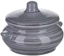 Горшок для запекания Борисовская Керамика ПИН00011608 керамика, 0, 5л, D=13см, серый