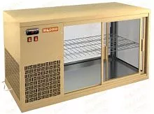 Настольная холодильная витрина HICOLD VRL 1100 L Beige