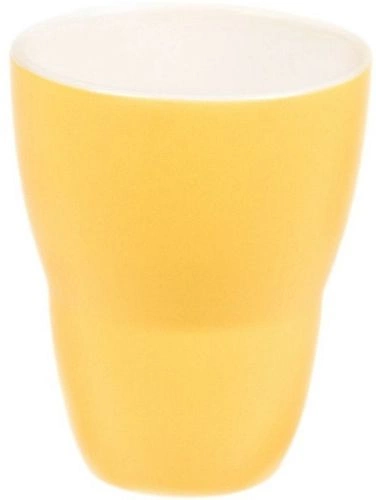 Чашка кофейная P.L. Proff Cuisine Бариста 81223315 фарфор, 500 мл, D=9,5, H=11,7 см, желтый