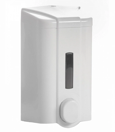 Дозатор для жидкого мыла LUXSTAHL 9109 1 л, пластик, белый/серый