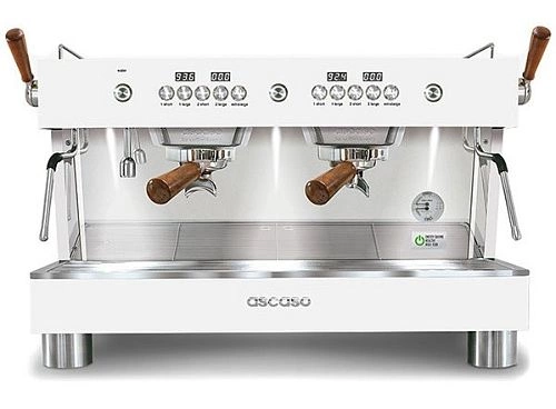 Кофемашина двухгруппная ASCASO Barista T plus white-wood