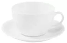 Чашка чайная PORLAND Soley 04A+P014453 фарфор 440мл, белый