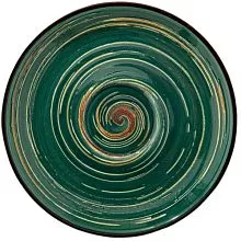 Блюдце WILMAX Spiral WL-669535/B фарфор, D=14 см, зеленый