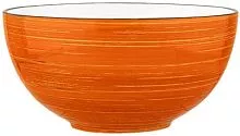 Салатник WILMAX Spiral WL-669332/A фарфор, 1700 мл, оранжевый