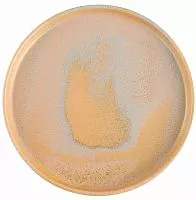 Тарелка мелкая PORLAND Stoneware Savanna 18KP22 фарфор, D=21,5, H=2,2 см, коричневый