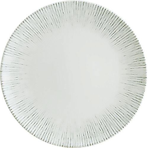 Тарелка мелкая BONNA Ирис IRSGRM23DZ фарфор, D=23 см, серый