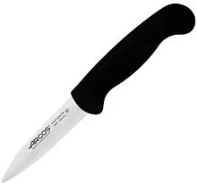 Нож поварской ARCOS 290525 сталь нерж., полипроп., L=270/150, B=27мм, черный, металлич.