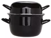 Кастрюля для мидий Cosy & Trendy Mussel Pots 1,7л, H=11, D=16 см, черный