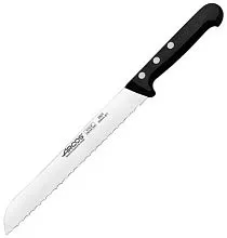 Нож для хлеба ARCOS 282104 сталь нерж., полиоксиметилен, L=320/200, B=26мм, черный, металлич.