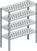 Стеллаж перфорированный APACH Chef Line LSTP18-125