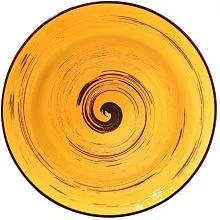 Тарелка глубокая WILMAX Spiral WL-669427/A фарфор, D=25,5 см, желтый